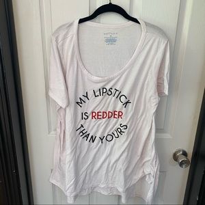 White Graphic Tee